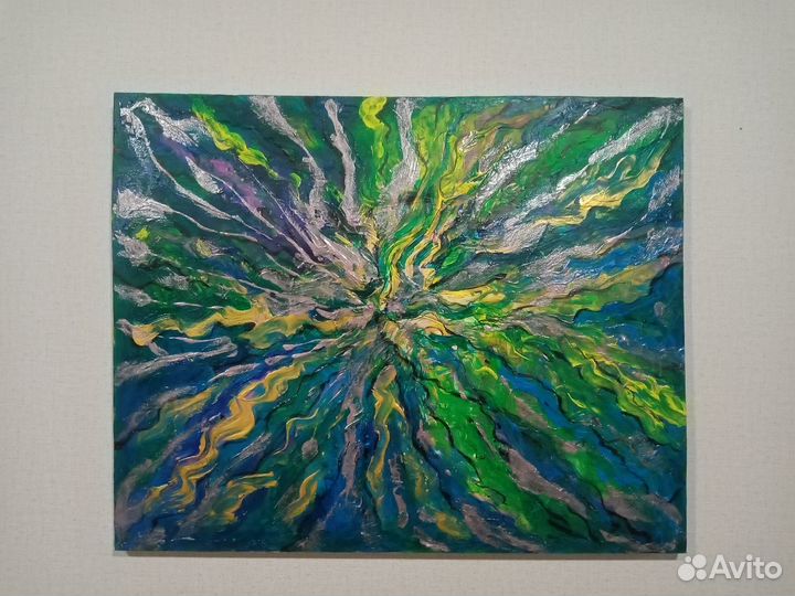 Картина абстракция. Холст