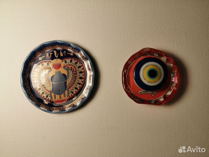 Восточные сувениры 2 шт., магниты Египет и Турция