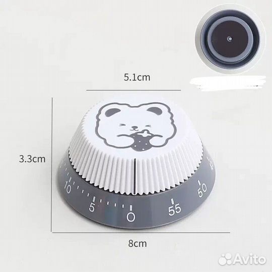 Таймер кухонный механический помидор