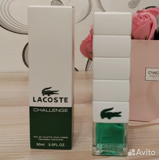 Парфюм Lacoste challenge зеленый