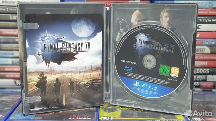 Диск PS4 Final Fantasy XV 15 Steelbook