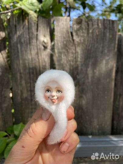 Гипсовые личики для ватных игрушек