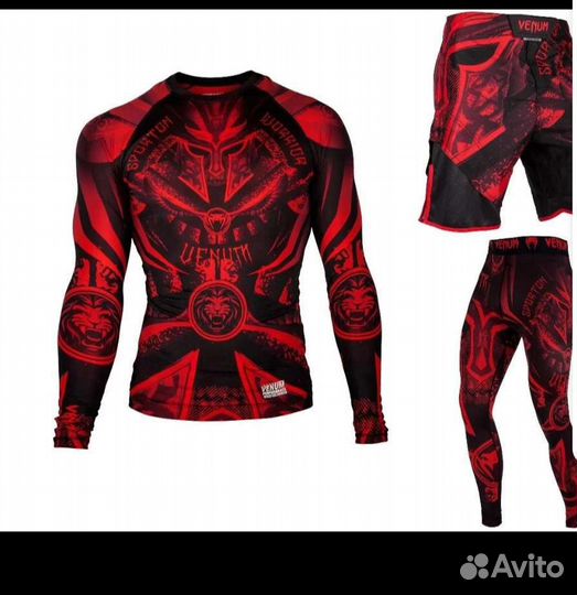 Venum рашгард штаны шорты Комплект