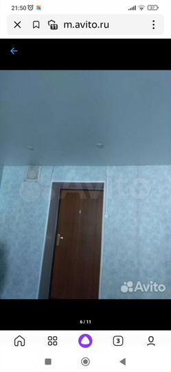 Комната 18 м² в 1-к., 2/4 эт.