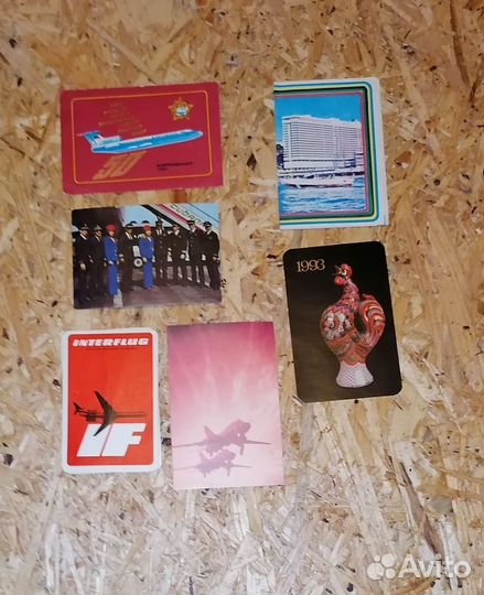 Карманные календарики СССР по темам