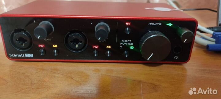 Focusrite scarlett 2i2 3rd gen звуковая карта