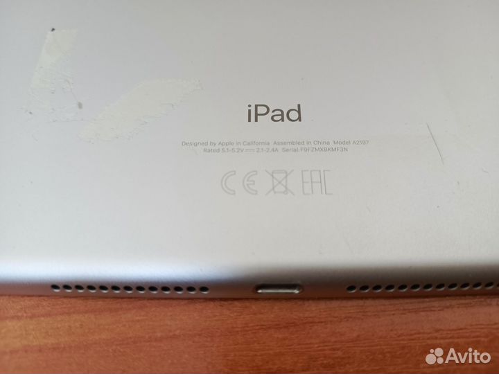 Планшет apple iPad 7 a2197