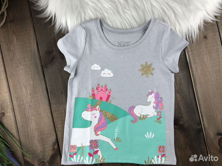 Футболка для девочки новая хлопок