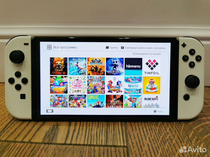 Nintendo switch oled прошитая бу