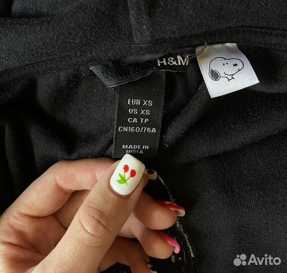 Винтажная кофта H&M+Snoopy