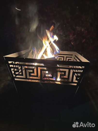 Костровая чаша с крышкой