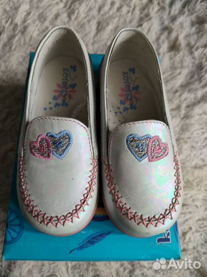 Мокасины детские 24р.б/у