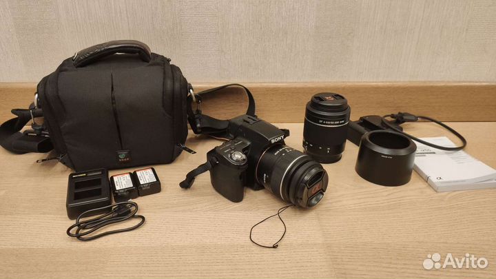 Sony Alpha SLT-A33 Фотоаппарат зеркальный с 2 объе