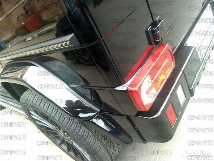 Задний бампер гелик widestar babus w463