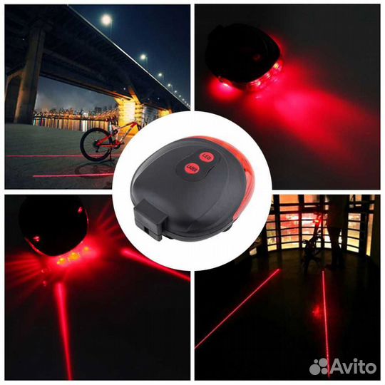 Задний фонарь с логотипом водонепроницаемый laser