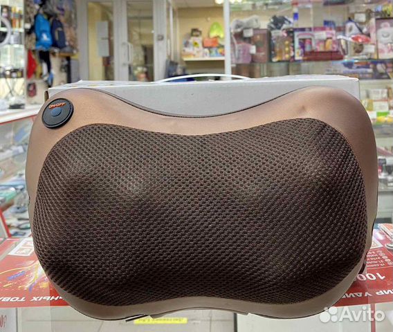 Массажная роликовая подушка С ик прогревом massage