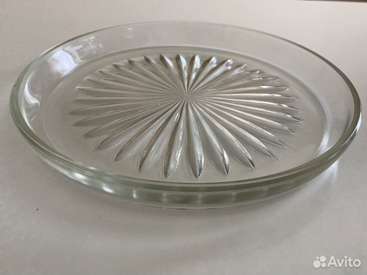 Блюдо поднос стекло СССР