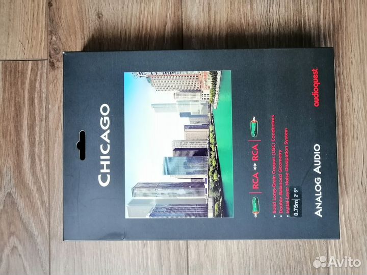 Кабель межблочный RCA AudioQuest Chicagо