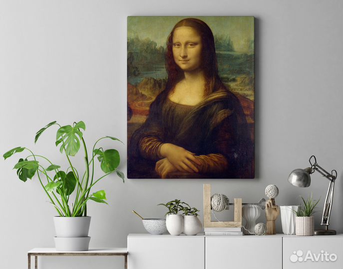 Мона Лиза Джоконда картина 40х60