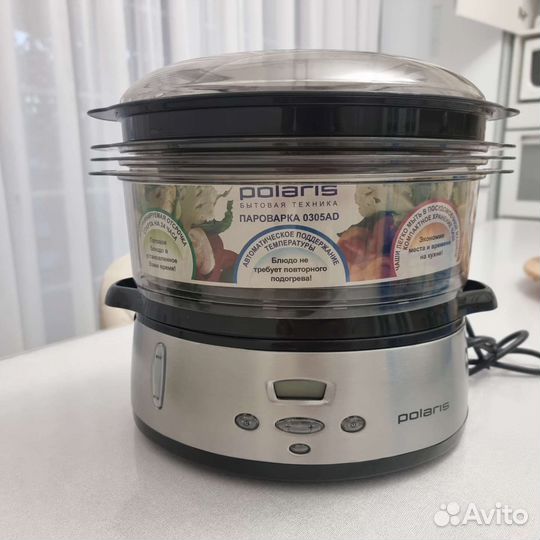 Пароварка Polaris новая