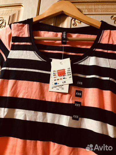 Качественная красивая футболка Р.38-40