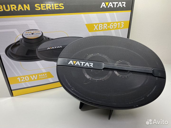 Динамики 6x9 Коаксиальные Овальные Avatar XBR 6913