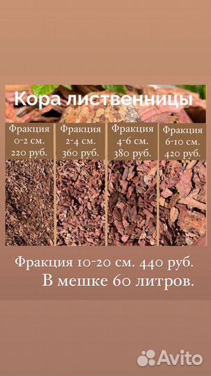 Кора сибирской лиственницы