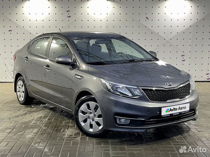 Kia Rio 1.4 МТ, 2016, 82 497 км