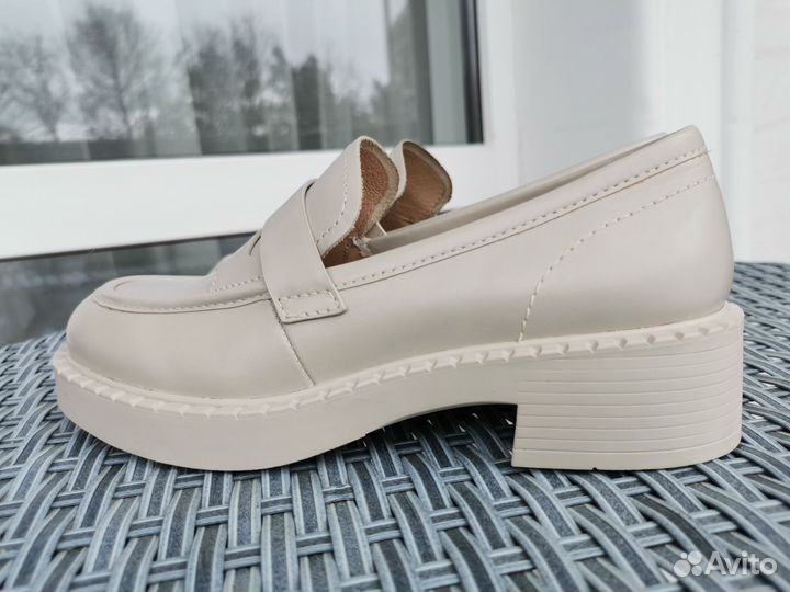 Лоферы 37,5 Эконика новые