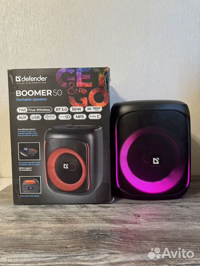 Блютуз колонка Defender Boomer 50