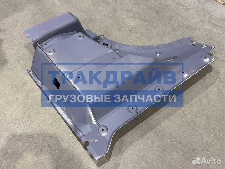 Корпус подножки Ман Тга Тгс серый пластик левая