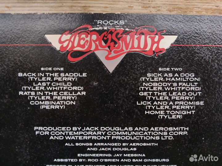 Виниловая пластинка - Aerosmith - Rocks - LP