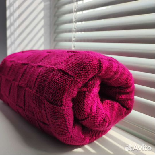 Плед детский вязаный