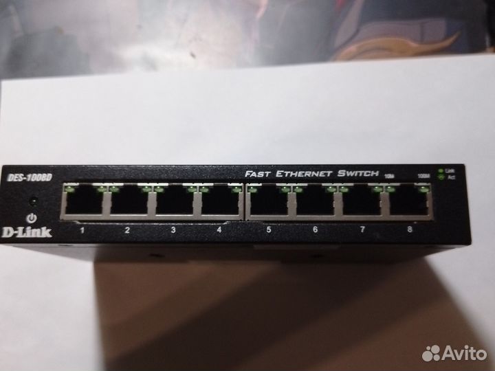 D-Link DES-1008D 8 портов