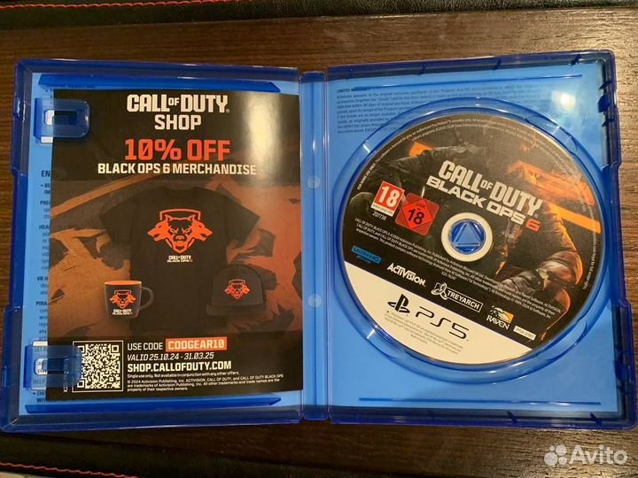 Call of duty black ops 6 ps5 диск