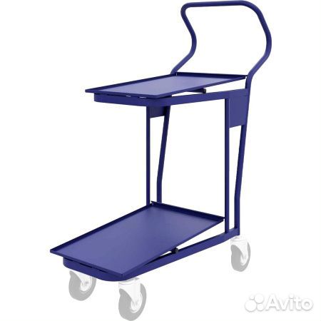 Тележка платформенная для ящиков двухъярусная тпдя