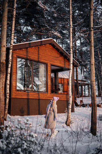 Дом 36 м² на участке 3 га