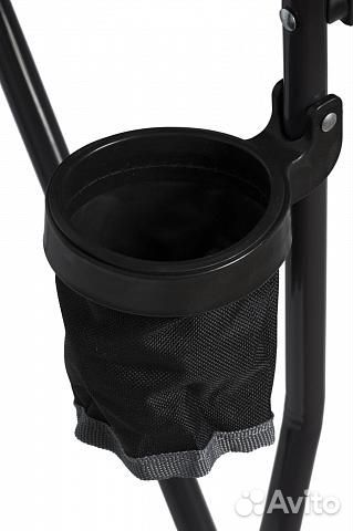 Кресло складное с подлокотниками/подстаканником