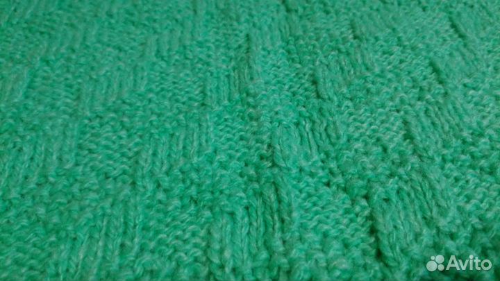 Плед детский вязаный ручная работа