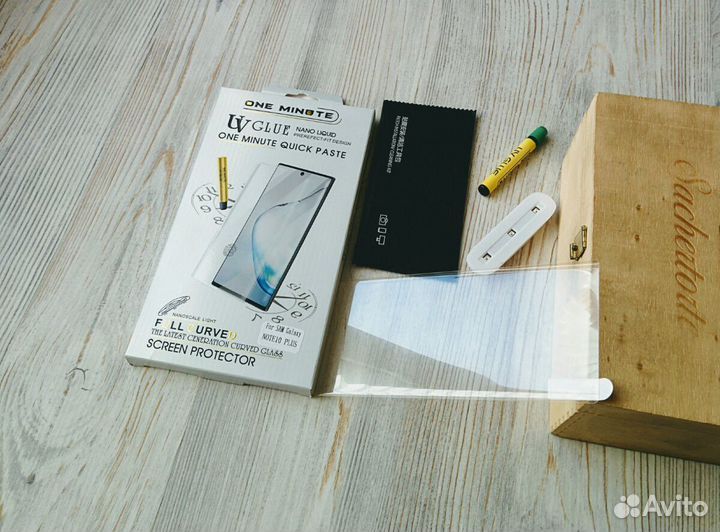 На samsung note 10 plus стекло чехол