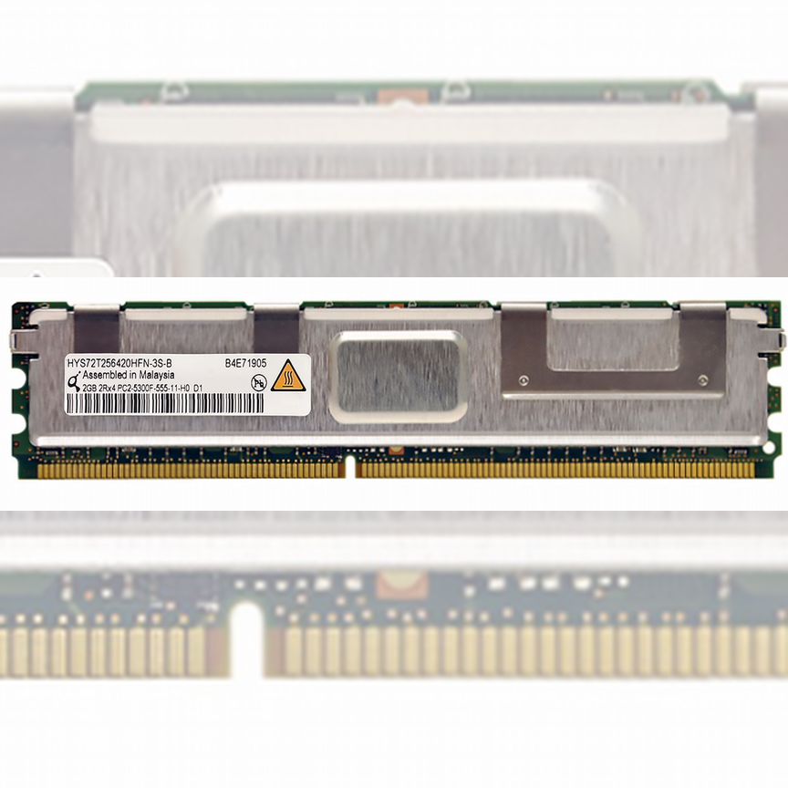 [HYS72T256420HFN-3S] Оперативная Память Qimonda -B Hys72t256420hfn-3s