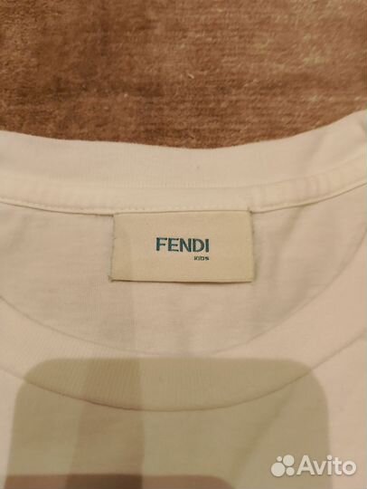 Футболка Fendi для девочки 10 лет over size