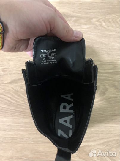 Ботильоны zara 39