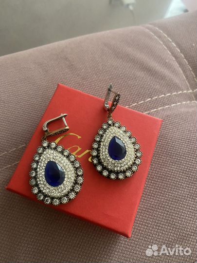 Серьги серебро 925