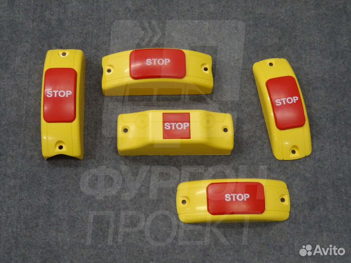 Кнопка Stop требования остановки в микроавтобус