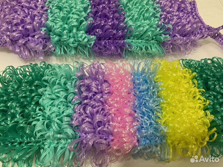 Мочалки ручной вязки