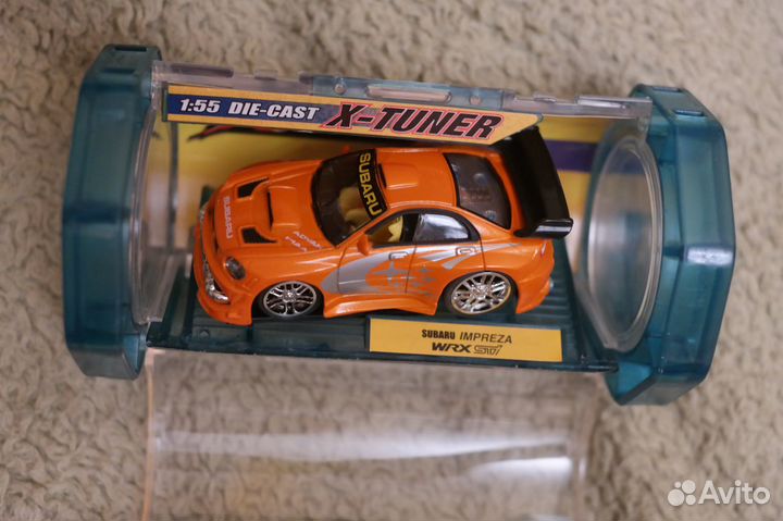 Модель Subaru impreza WRX STI 1:55 Die Cast новая