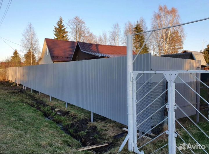 Забор из профлиста