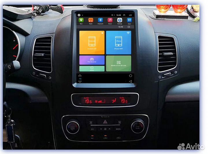 Android стиль Tesla для Kia Sorento XM, есть Teyes