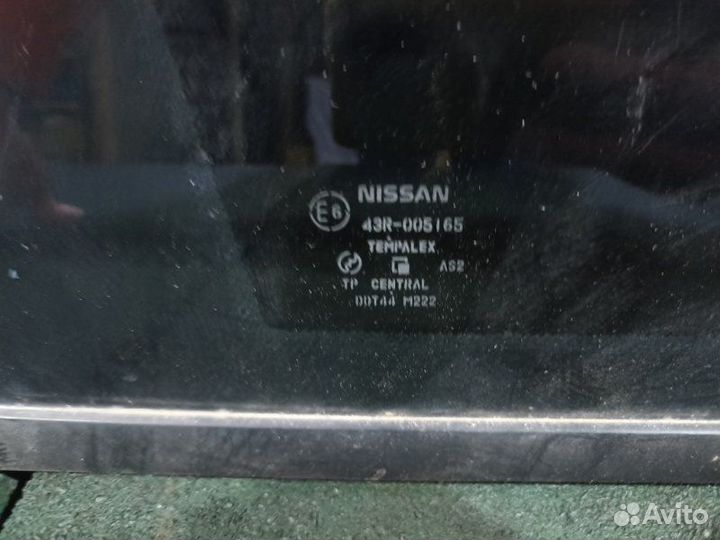 Стекло глухое заднее левое Nissan Prairie HLM11